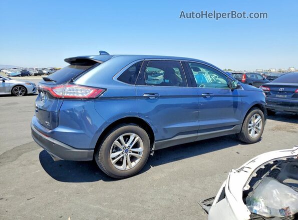2FMPK4J88JBC13035 2018 FORD EDGE Blue უკანა მარჯვენა