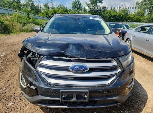 2FMPK4J88JBC30966 2018 FORD EDGE Blue წინა ხედი