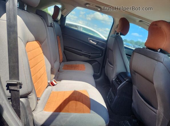 2FMPK4J88JBC30966 2018 FORD EDGE Blue უკანა სალონის ხედი