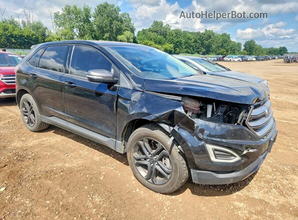 2FMPK4J88JBC30966 2018 FORD EDGE Blue წინა მარჯვენა