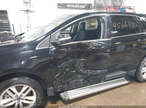 2FMPK4J89HBB89015 2017 FORD EDGE Black Դիմացի տեսք