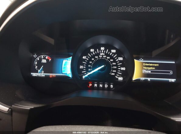 2FMPK4J89HBB89015 2017 FORD EDGE Black Հետևի նստատեղերի տեսք