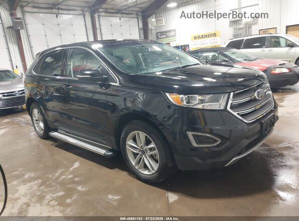 2FMPK4J89HBB89015 2017 FORD EDGE Black Սալոնի հետևի տեսք