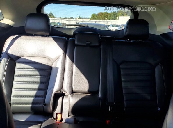 2FMPK4J89HBC34454 2017 FORD EDGE Maroon Rear seats view