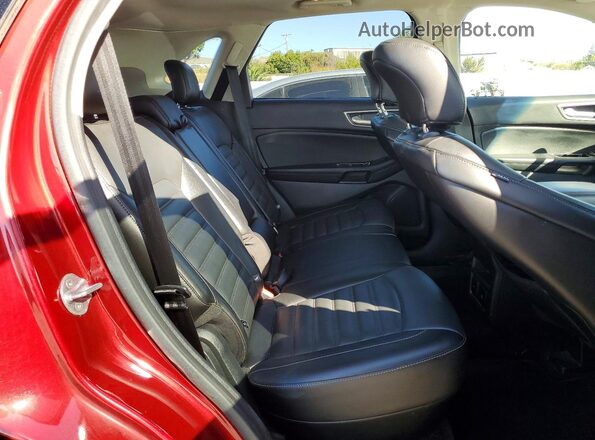 2FMPK4J89HBC34454 2017 FORD EDGE Maroon Rear interior view