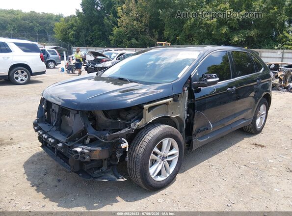 2FMPK4J89JBB66971 2018 FORD EDGE Black Front left