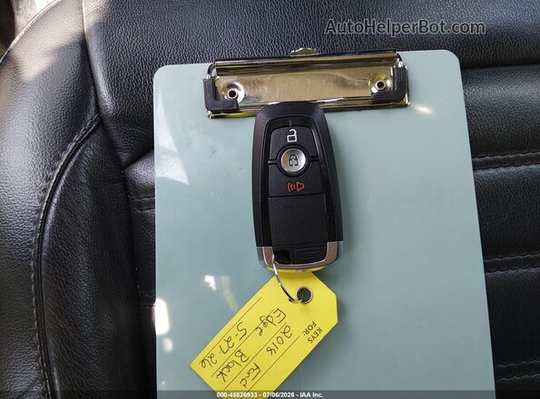 2FMPK4J89JBB66971 2018 FORD EDGE Black Dashboard view
