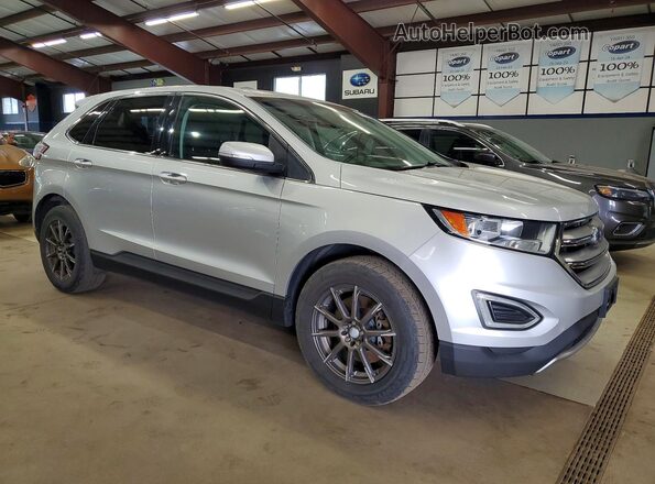 2FMPK4J8XHBB22813 2017 FORD EDGE Silver Առջևի աջ