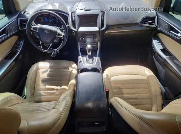 2FMPK4J8XHBC04444 2017 FORD EDGE White Widok deski rozdzielczej