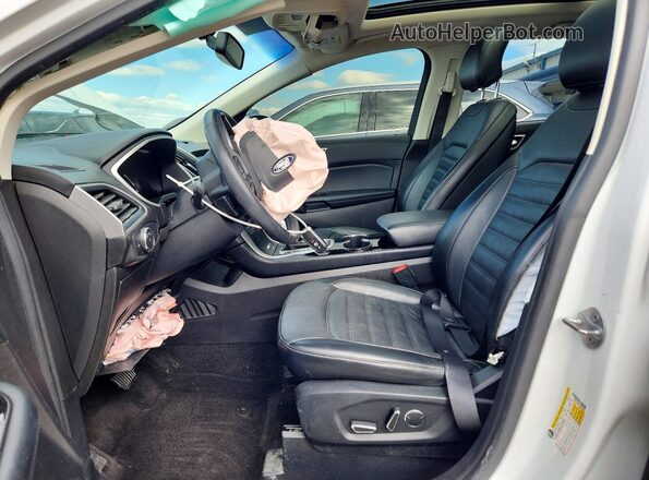 2FMPK4J8XJBB04205 2018 FORD EDGE White Vista interior delantera