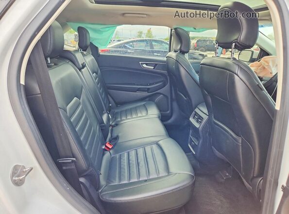 2FMPK4J8XJBB04205 2018 FORD EDGE White Vista interior trasera