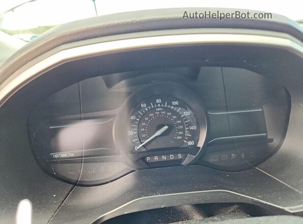 2FMPK4J8XJBB04205 2018 FORD EDGE White Vista del cuadro de instrumentos