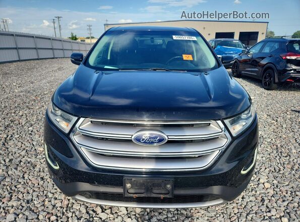 2FMPK4J90GBB32886 2016 FORD EDGE Черный Вид спереди