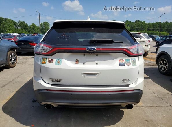 2FMPK4J90GBB62972 2016 FORD EDGE White უკანა ხედი
