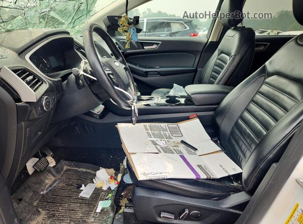 2FMPK4J90GBC57371 2016 FORD EDGE White Вид салону спереду