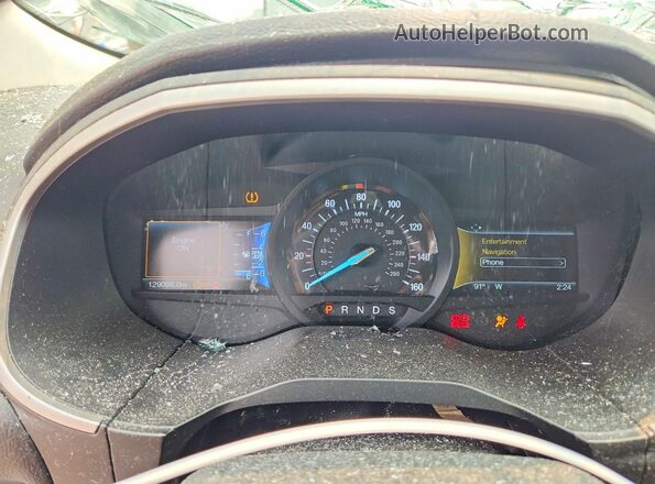 2FMPK4J90GBC57371 2016 FORD EDGE White Вид щитка приладів