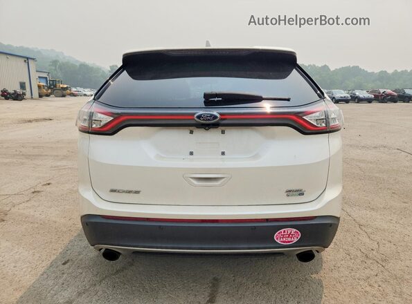 2FMPK4J90GBC57371 2016 FORD EDGE White Вид ззаду