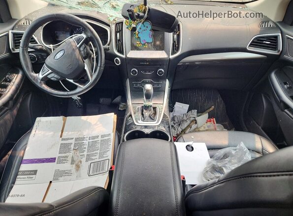 2FMPK4J90GBC57371 2016 FORD EDGE White Вид панелі приладів