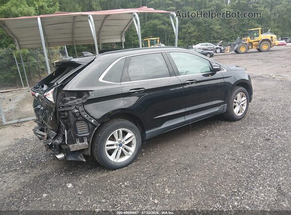 2FMPK4J90HBB01445 2017 FORD EDGE Black Tył prawy