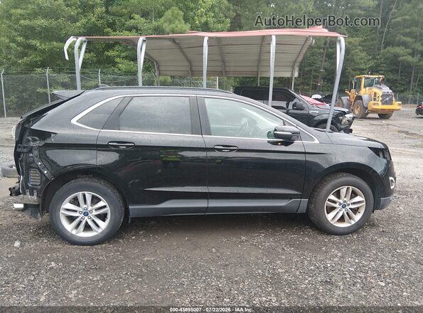 2FMPK4J90HBB01445 2017 FORD EDGE Black Widok wnętrza 360 stopni