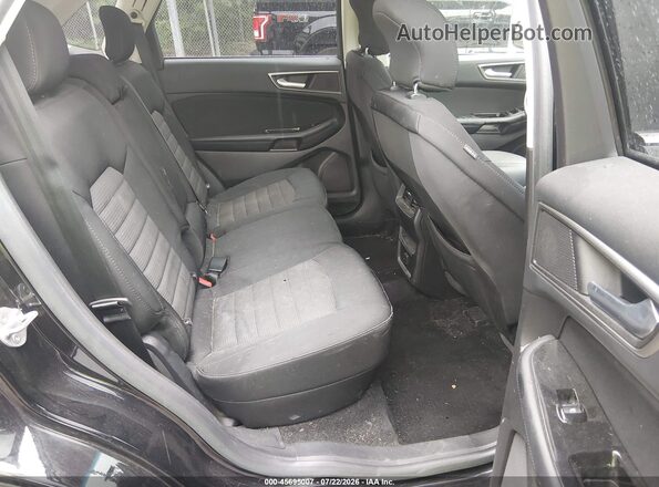 2FMPK4J90HBB01445 2017 FORD EDGE Black Widok naklejki z numerem VIN