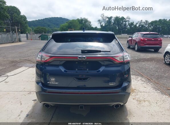 2FMPK4J90HBB35238 2017 FORD EDGE Blue 
