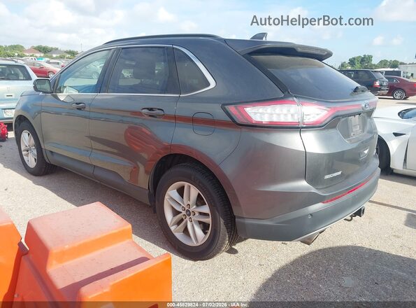2FMPK4J90HBB38169 2017 FORD EDGE Gray Rear left
