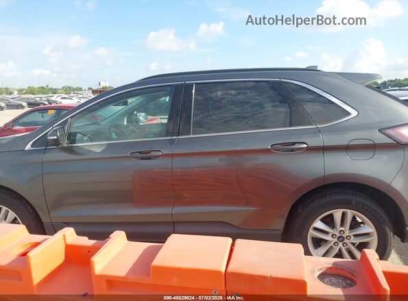 2FMPK4J90HBB38169 2017 FORD EDGE Gray 360 interior view
