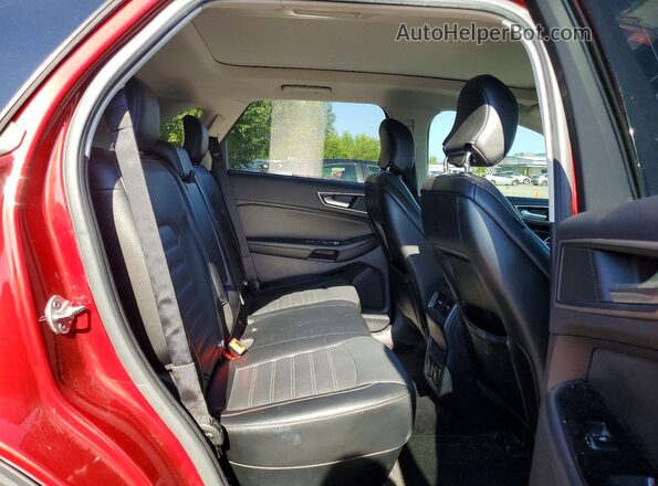 2FMPK4J90HBB43887 2017 FORD EDGE Red Սալոնի հետևի տեսք