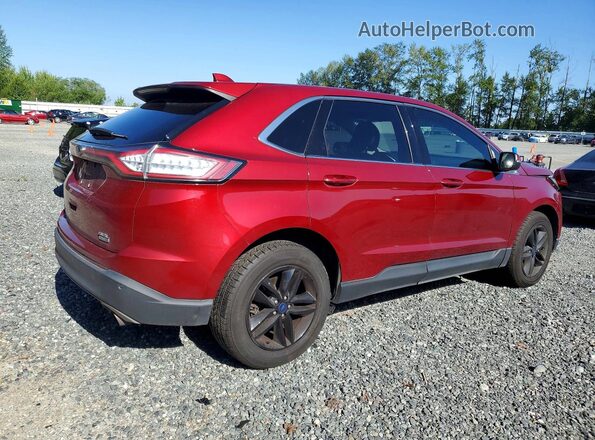 2FMPK4J90HBB43887 2017 FORD EDGE Red Հետևի աջ