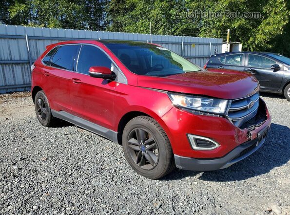 2FMPK4J90HBB43887 2017 FORD EDGE Red Առջևի աջ