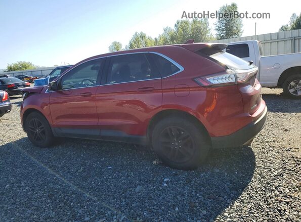 2FMPK4J90HBB43887 2017 FORD EDGE Red Հետևի ձախ