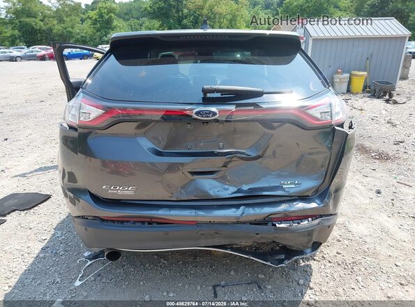 2FMPK4J90HBB71236 2017 FORD EDGE Gray წინა ხედი