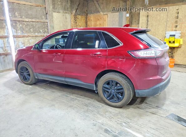 2FMPK4J90HBC64614 2017 FORD EDGE Красный Задняя левая четверть