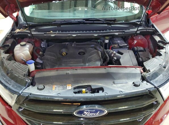2FMPK4J90HBC64614 2017 FORD EDGE Красный Вид подкапотного пространства