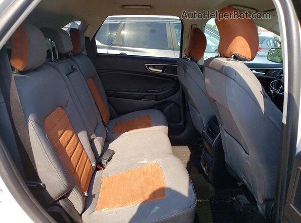 2FMPK4J90JBB08837 2018 FORD EDGE White Rear interior view