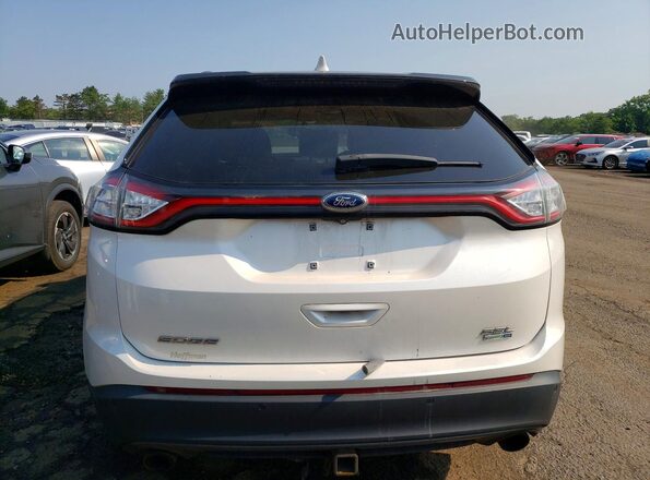 2FMPK4J90JBB08837 2018 FORD EDGE White Rear view