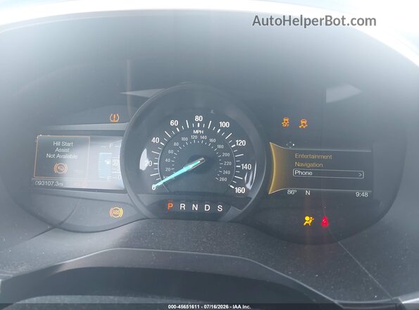 2FMPK4J90JBB76958 2018 FORD EDGE Black უკანა სავარძლების ხედი