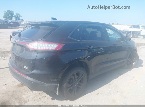 2FMPK4J90JBB76958 2018 FORD EDGE Black უკანა მარჯვენა
