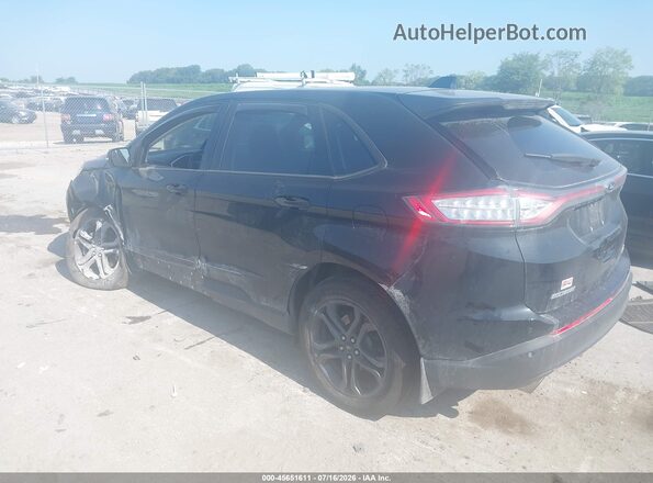 2FMPK4J90JBB76958 2018 FORD EDGE Black უკანა მარცხენა