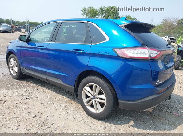 2FMPK4J90JBC46247 2018 FORD EDGE Blue Հետևի ձախ