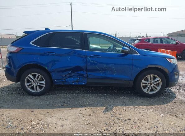 2FMPK4J90JBC46247 2018 FORD EDGE Blue Սալոնի հետևի տեսք