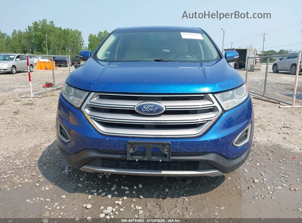 2FMPK4J90JBC46247 2018 FORD EDGE Blue Սարքավորումների վահանակի տեսք