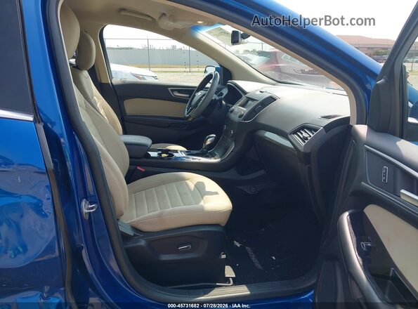 2FMPK4J90JBC46247 2018 FORD EDGE Blue Սալոնի դիմացի տեսք