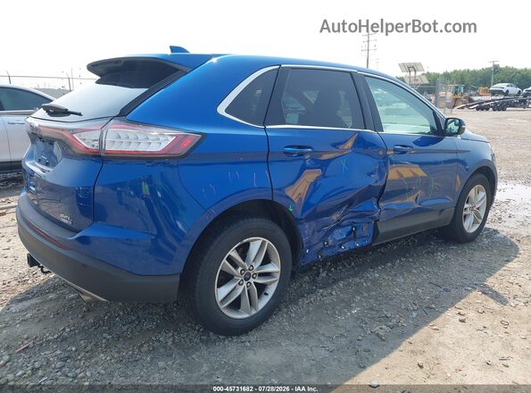 2FMPK4J90JBC46247 2018 FORD EDGE Blue Հետևի աջ