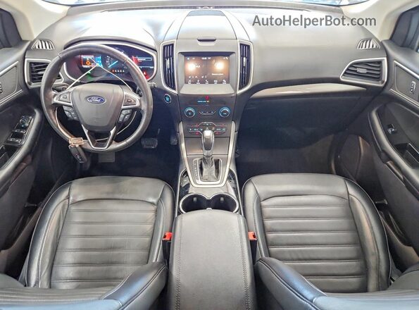 2FMPK4J90JBC46815 2018 FORD EDGE White Widok deski rozdzielczej