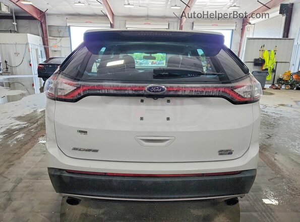 2FMPK4J90JBC46815 2018 FORD EDGE White Widok z tyłu