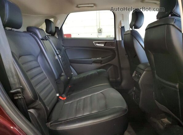 2FMPK4J90JBC51805 2018 FORD EDGE Бордовый Вид задней части салона