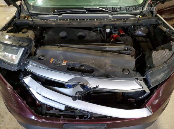 2FMPK4J90JBC51805 2018 FORD EDGE Бордовый Вид подкапотного пространства