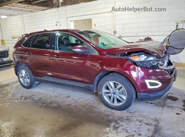 2FMPK4J90JBC51805 2018 FORD EDGE Бордовый Передняя правая четверть